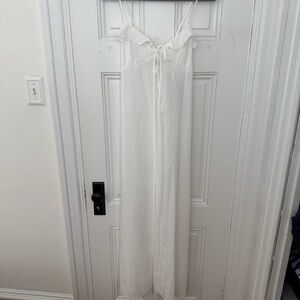 NWT NA-KD Tie-Front Maxi Blouse Size EU 42